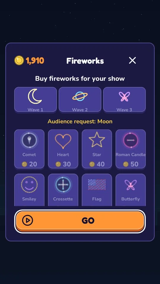 A screenshot of Night Boom!